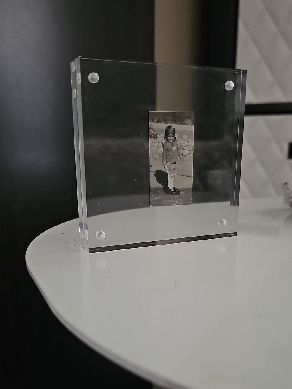 Clear Acrylic Magnetic Photo Frame - Clear